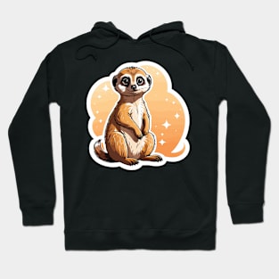 Meerkat Cute Illustration Hoodie